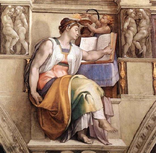 Michelangelo Buonarroti The Erythraean Sibyl china oil painting image